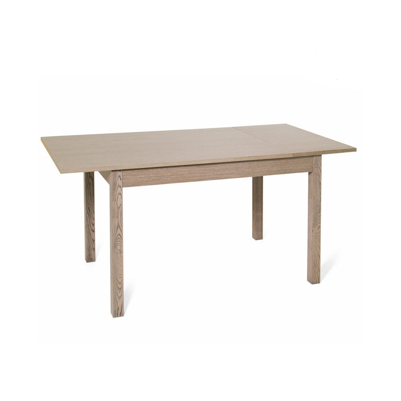 Tavolo pranzo allungabile colore olmo in legno nobilitato cm 70x110-150