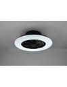Ventilatore Lampadario Led Dimmerabile Stralsund Nero Trio Lighting