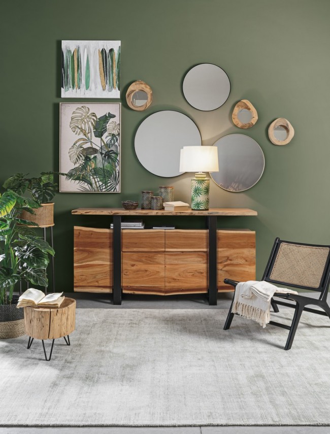 Set  2 porta piante Elton stile luxury