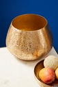 Set 2 porta vaso oro in alluminio stile industriale