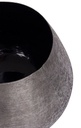 Set 3 porta vaso nero in alluminio stile industriale