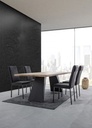 Tappeto moderno grigio scuro Cottage cm 140 x 200