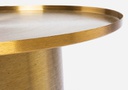 Tavolino Gold in metallo stile atmosphere cm Ø51x59h