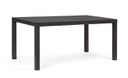 Tavolo allungabile antracite in alluminio stile classico cm 160-240x90