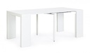Tavolo allungabile bianco in legno stile design