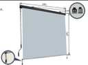Tenda da esterno a rullo alluminio beige manuale cm 120 x h 250