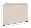 Testiera Letto Zenda Nat 160  BZ