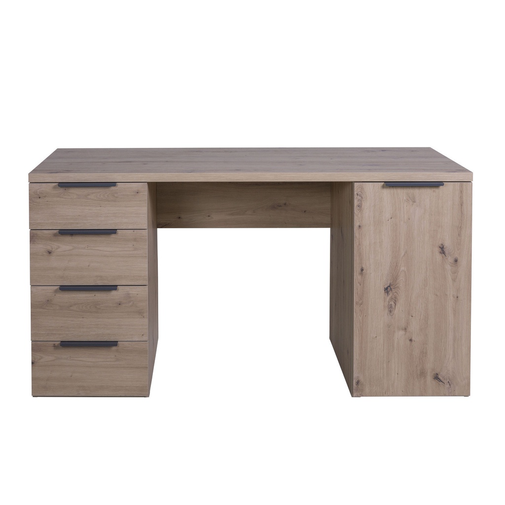 Scrivania con 1 anta e 4 cassetti H 77.80 x L146.00 x P60.10 cm