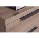 Scrivania con 1 anta e 4 cassetti H 77.80 x L146.00 x P60.10 cm