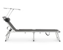 Lettino Pieghevole con Tettuccio Cayo Antracite - Dimensioni: 58a x 193b x 76h cm