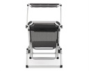 Lettino Pieghevole con Tettuccio Cayo Antracite - Dimensioni: 58a x 193b x 76h cm