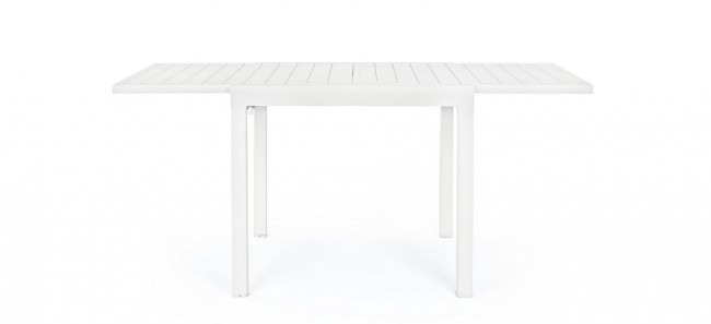Tavolo in Alluminio Verniciato a Polvere 83-166x80 Bia Yk11