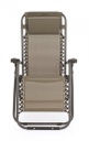 Sedia a Sdraio Pieghevole Martin Tortora - Acciaio Trattato, Tessuto in Textilene 540gr/m2 - Misure: 65a x 176b x 80h cm