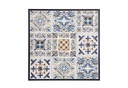 Tavolo Mykonos Qu 60x60 - Struttura in Acciaio Trattato per Esterno - Piano in Ceramica - Facile da Assemblare