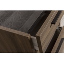 Cassettiera Bassa con 3 Cassetti e Ruote - Davinci Brera - 50x47x61H