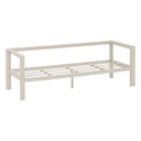 Salotto Evasion 5 montanti alluminio argilla 77 x P. 61 x H. 187 cm