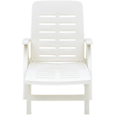 Lettino Pieghevole Smeraldo Bianco - 72x189x96 cm