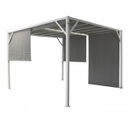 Gazebo cubo nero 300x300 cm