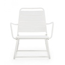 Sedia a Dondolo Bianca Lillian Bizzotto - Design Accattivante per il Tuo Relax