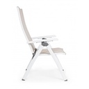 Poltrona reclinabile Cruise bianco - Dimensioni: 59x71x113 cm