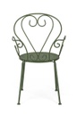 Sedia con Braccioli Etienne Forest - H 89 x P 49 x L 49 cm
