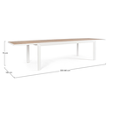 Tavolo allungabile 220-340x100 Bianco