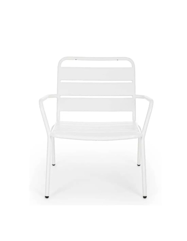Poltrona da esterno bianca 65x74x71h cm