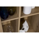 Mobile colonna con 1 anta e 4 vani - Ladama - Rovere Miele - 160x51.40x35.00 cm