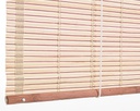 Tenda Decorativa Nizza Marrone 150x260h in Bamboo e Legno