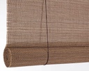 Tenda Pia Marrone 150x260h in Bamboo e Legno