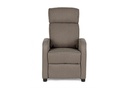 Poltrona Reclinabile Elodie Text Tabacco - Dimensioni: 67,5a x 90,5/140b x 98h x 45,5h1 x 61,5h2 cm