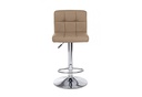 Sgabello Bar Regolabile Memphis Tortora - Dimensioni: 40a x 40b x 87/108h cm