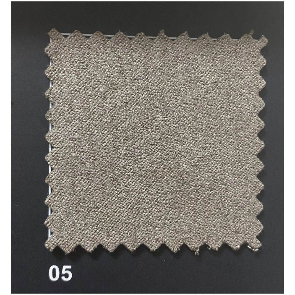 Divano 2 posti Gonzaga fisso con poggiatesta regolabili in 3 posizioni colore caribou H94xL165xP96