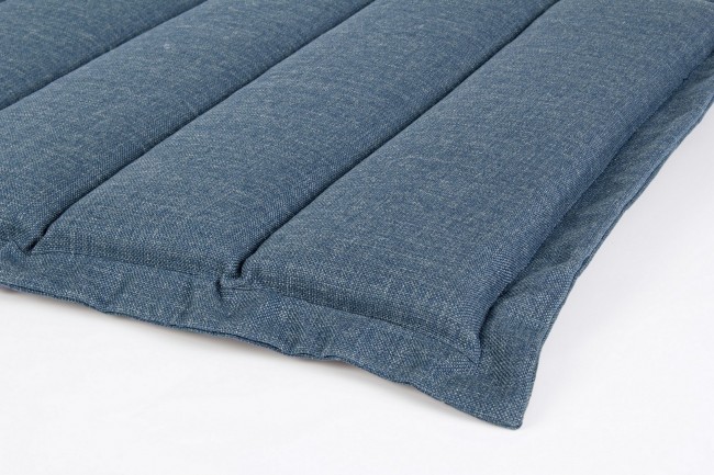 4x Cuscino trapuntato seduta jeans 42x44x4h