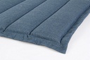 4x Cuscino trapuntato seduta jeans 42x44x4h