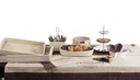 4x Tovaglietta Patisserie 48x33 in tessuto