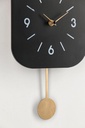 4x Orologio da parete in legno 24x5,5x37,5h