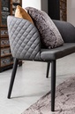 2x Cuscino Delhi grigio 50x50 in tessuto