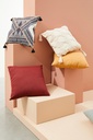 4x Cuscino decor olefin burgundy 45x45x15