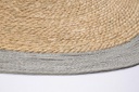 2x Tappeto naturale grigio D.120 cm