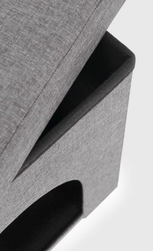 4x Cuccia pieghevole grigia 38x38