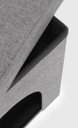 4x Cuccia pieghevole grigia 38x38