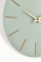 4x Orologio da parete salvia D.40x5h in legno
