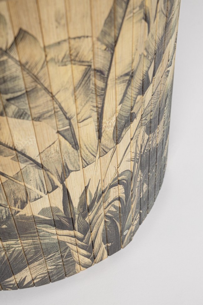 3x Tavolino in legno D.40x40h