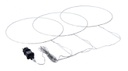 2x Cerchio bianco 105 microled D35