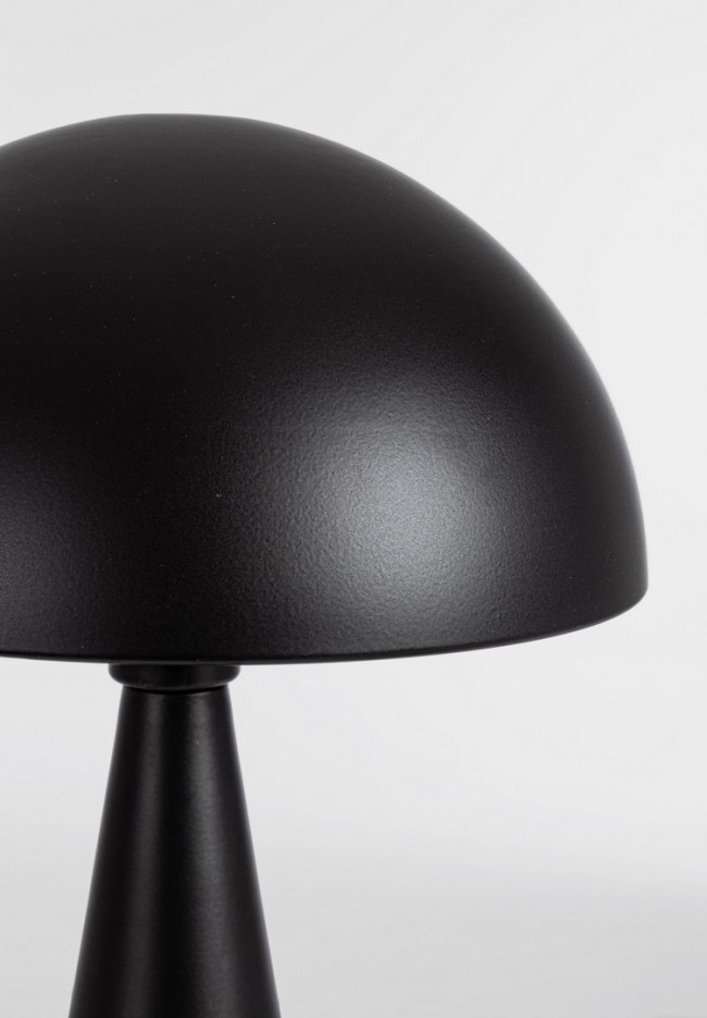 2x Lampada tavolo moderna nera D.22x36,5h