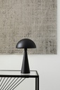 2x Lampada tavolo moderna nera D.22x36,5h