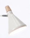 3x Lampada tavolo brill bianco 26,5x15x46h