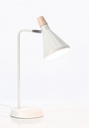 3x Lampada tavolo brill bianco 26,5x15x46h
