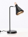 3x Lampada tavolo brill nera 26,5x15x46h